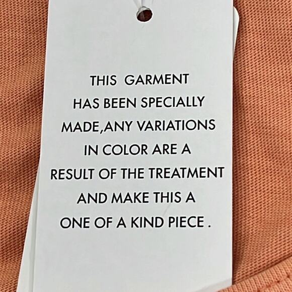 NWT L*Space Wildwood‎ Dress  Tangy Peach Orange Women's Small Mini 100% Cotton - Picture 10 of 14